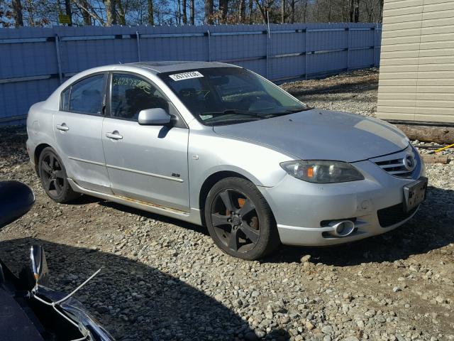 JM1BK323341159381 - 2004 MAZDA 3 S SILVER photo 1