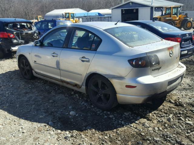 JM1BK323341159381 - 2004 MAZDA 3 S SILVER photo 3