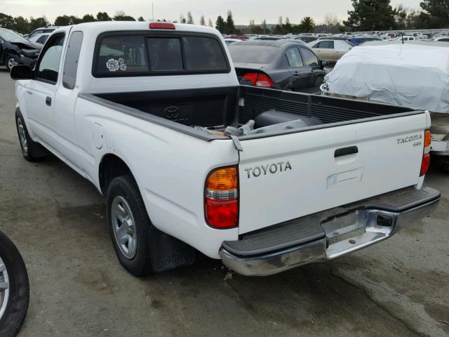 5TEVL52N34Z419792 - 2004 TOYOTA TACOMA XTR WHITE photo 3