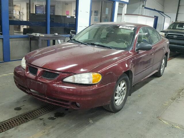 1G2NF52E43C173604 - 2003 PONTIAC GRAND AM S RED photo 2