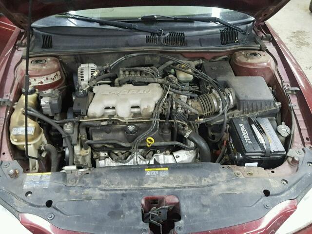 1G2NF52E43C173604 - 2003 PONTIAC GRAND AM S RED photo 7