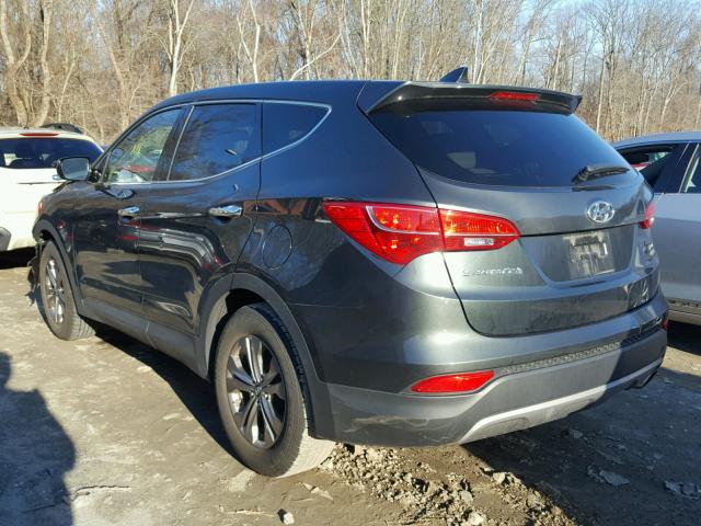 5XYZTDLB2DG034881 - 2013 HYUNDAI SANTA FE S GREEN photo 3