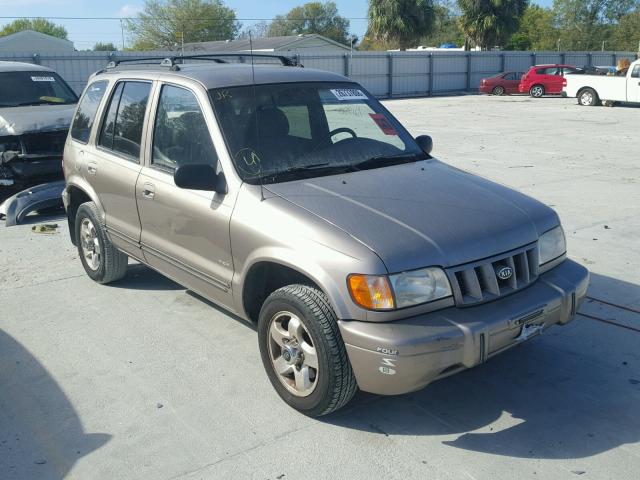 KNDJA723325143273 - 2002 KIA SPORTAGE TAN photo 1