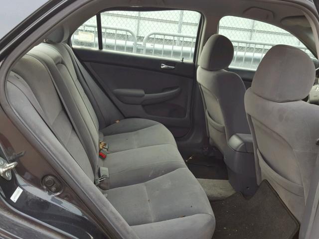 1HGCM56436A036956 - 2006 HONDA ACCORD LX GRAY photo 6