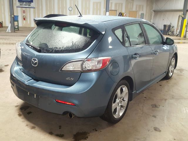 JM1BL1H67A1342670 - 2010 MAZDA 3 S BLUE photo 4