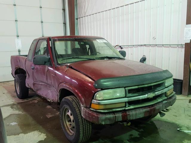 1GCDT19WXY8144805 - 2000 CHEVROLET S TRUCK S1 RED photo 1