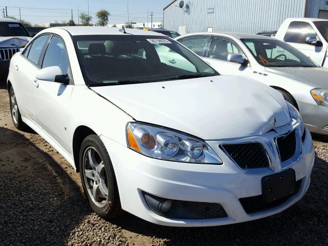 1G2ZJ57K094261132 - 2009 PONTIAC G6 WHITE photo 1