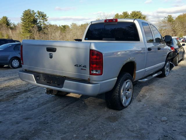 1D7HU18D15S229275 - 2005 DODGE RAM 1500 S GRAY photo 4