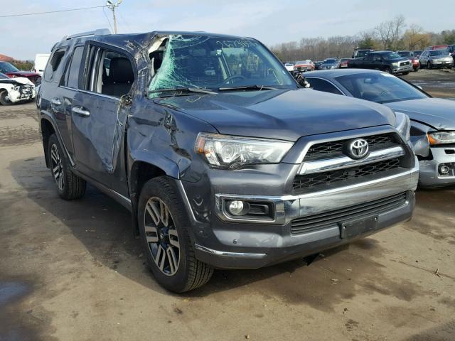 JTEBU5JR6G5402136 - 2016 TOYOTA 4RUNNER SR GRAY photo 1