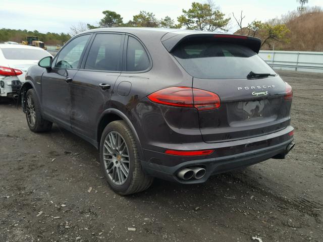 WP1AE2A26HLA71360 - 2017 PORSCHE CAYENNE SE BLACK photo 3