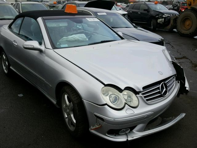 WDBTK75G64T026434 - 2004 MERCEDES-BENZ CLK 500 GRAY photo 1