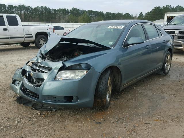 1G1ZH57B994265809 - 2009 CHEVROLET MALIBU 1LT 绿色 照片 2