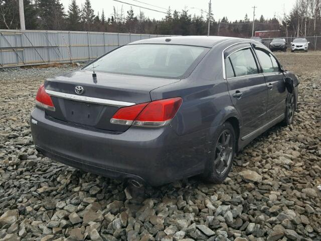 4T1BK3DB4BU373372 - 2011 TOYOTA AVALON BAS GRAY photo 4