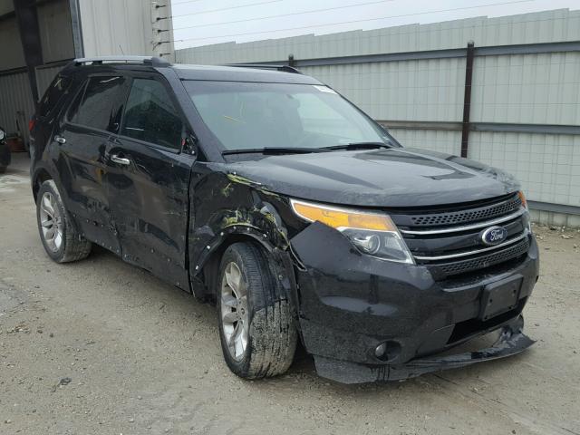 1FM5K7F89FGA54009 - 2015 FORD EXPLORER L BLACK photo 1