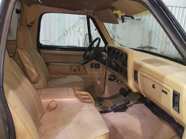 3B4GD12T1HM733647 - 1987 DODGE RAMCHARGER BLACK photo 5