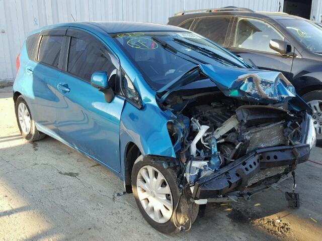 3N1CE2CP5EL384504 - 2014 NISSAN VERSA NOTE TEAL photo 1