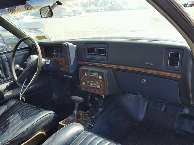 1Z37JA1452742 - 1980 CHEVROLET MONTE CARL BLUE photo 9