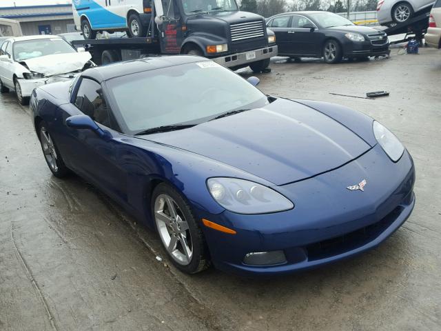 1G1YY26U575100537 - 2007 CHEVROLET CORVETTE BLUE photo 1