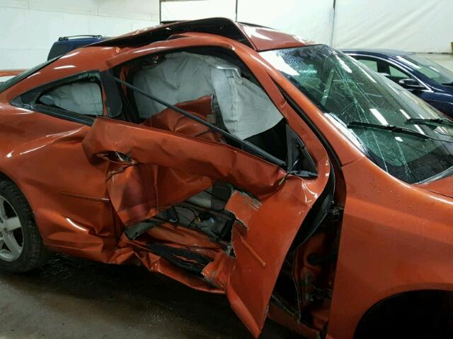 1G1AL14F557672899 - 2005 CHEVROLET COBALT LS ORANGE photo 9