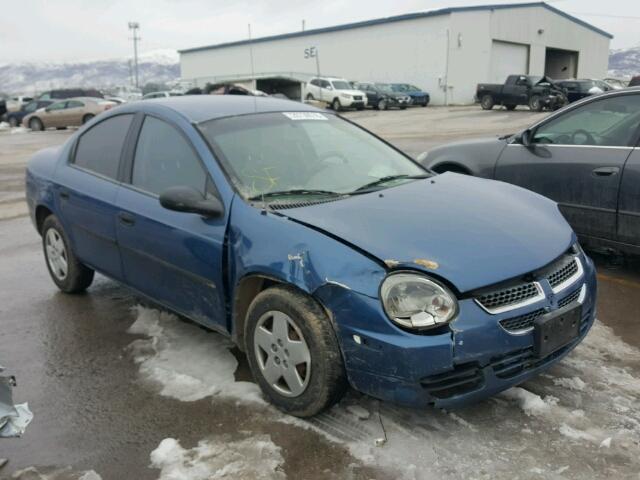 1B3ES26C94D529170 - 2004 DODGE NEON BASE BLUE photo 1