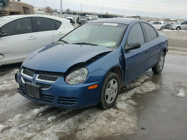 1B3ES26C94D529170 - 2004 DODGE NEON BASE BLUE photo 2