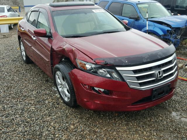 5J6TF1H55AL011474 - 2010 HONDA ACCORD CRO BURGUNDY photo 1