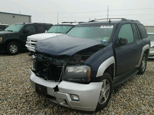 1GNDT13S072203309 - 2007 CHEVROLET TRAILBLAZE BLUE photo 2