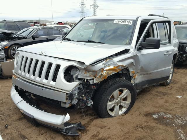 1J4NF1GB3BD145492 - 2011 JEEP PATRIOT SP SILVER photo 2