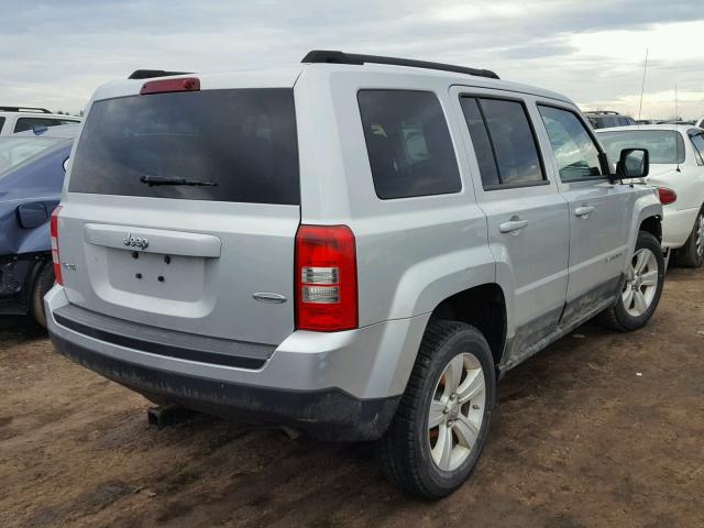 1J4NF1GB3BD145492 - 2011 JEEP PATRIOT SP SILVER photo 4