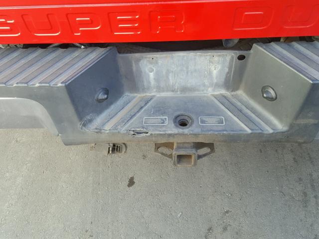 1FTSW21R89EA57577 - 2009 FORD F250 SUPER RED photo 9