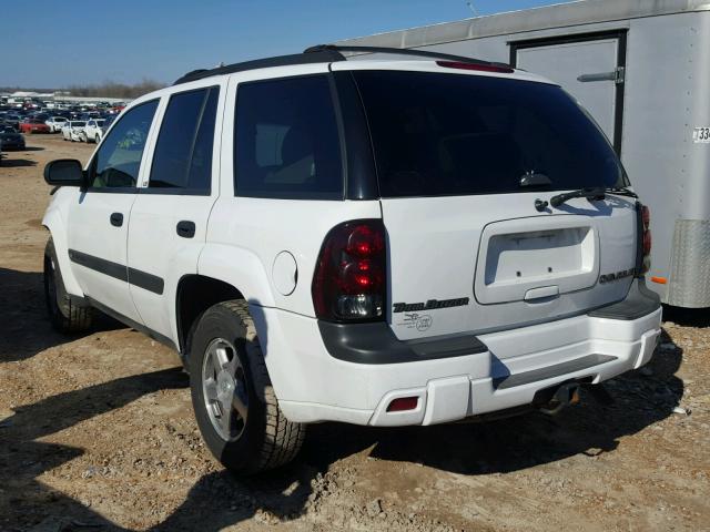 1GNDT13S442443295 - 2004 CHEVROLET TRAILBLAZE WHITE photo 3