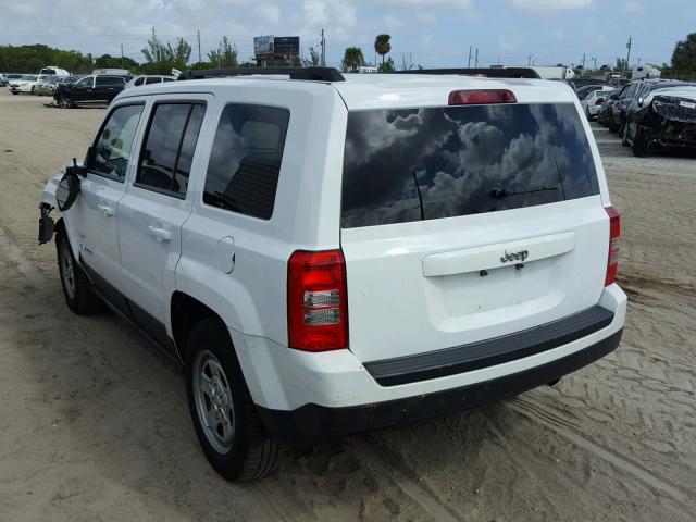 1J4NT1GA6BD285648 - 2011 JEEP PATRIOT SP WHITE photo 3