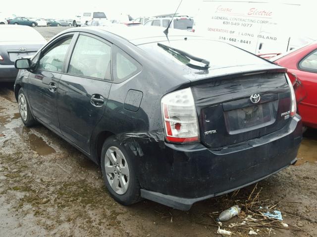 JTDKB20U967530999 - 2006 TOYOTA PRIUS BLACK photo 3