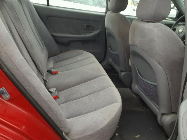 KMHDN46D85U115378 - 2005 HYUNDAI ELANTRA GL RED photo 6