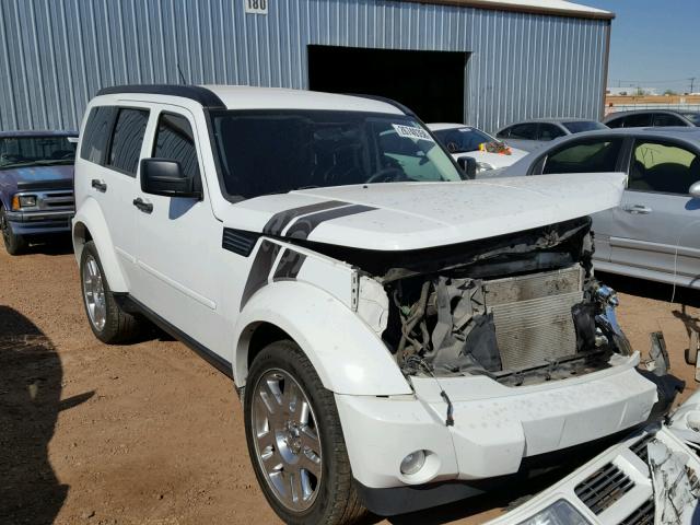 1D4PT4GKXBW604209 - 2011 DODGE NITRO HEAT WHITE photo 1