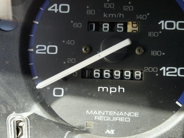 2HGEJ8646YH557242 - 2000 HONDA CIVIC EX მუქწითელი ფოტო 8