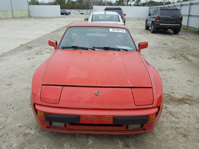 WP0AA0946GN455634 - 1986 PORSCHE 944 RED photo 9