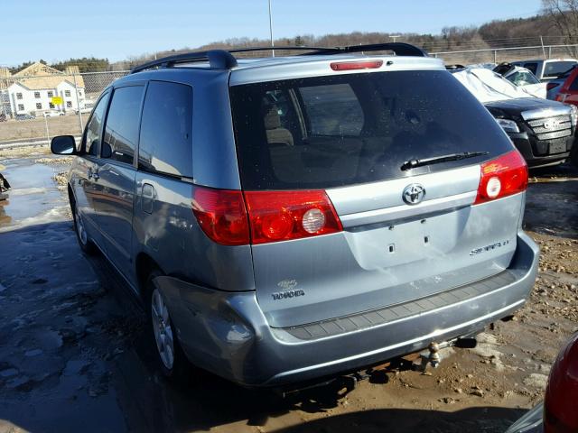 5TDZK23C88S208106 - 2008 TOYOTA SIENNA CE SILVER photo 3