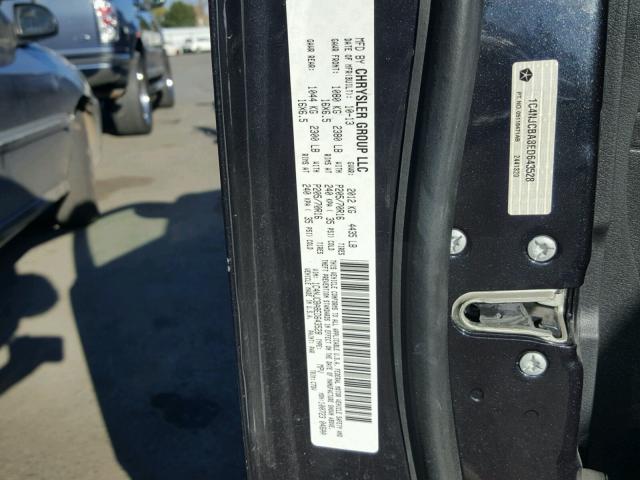 1C4NJCBA8ED643528 - 2014 JEEP COMPASS SP BLACK photo 10