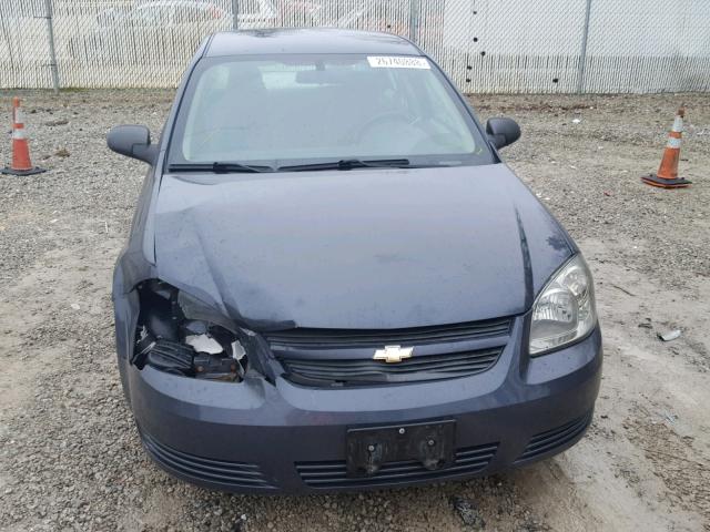 1G1AK58F187330374 - 2008 CHEVROLET COBALT LS GRAY photo 9