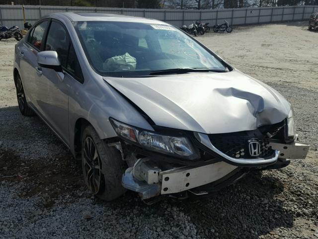 19XFB2F81DE065501 - 2013 HONDA CIVIC EX SILVER photo 1