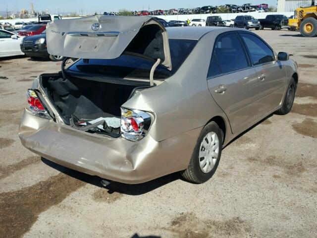 4T1BE32K56U123896 - 2006 TOYOTA CAMRY LE GOLD photo 4