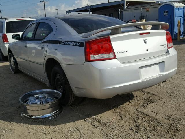 2B3KA43D29H536373 - 2009 DODGE CHARGER SILVER photo 3