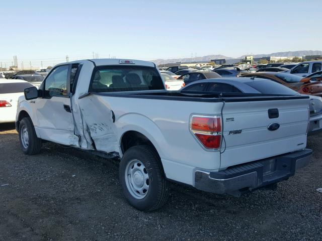 1FTNF1CF5DKE47170 - 2013 FORD F150 WHITE photo 3