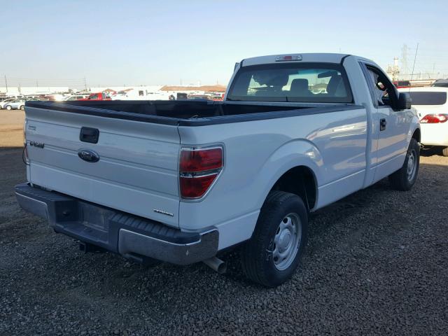 1FTNF1CF5DKE47170 - 2013 FORD F150 WHITE photo 4