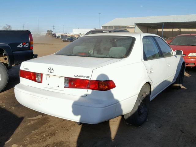 4T1BG22K41U822725 - 2001 TOYOTA CAMRY CE WHITE photo 4