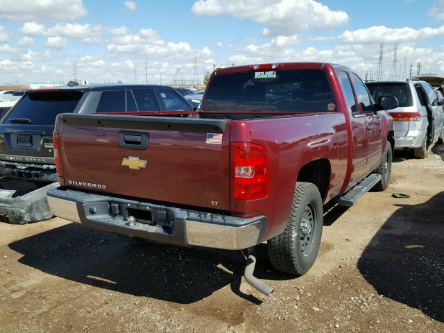 1GCEC19C48Z197813 - 2008 CHEVROLET SILVERADO MAROON photo 4