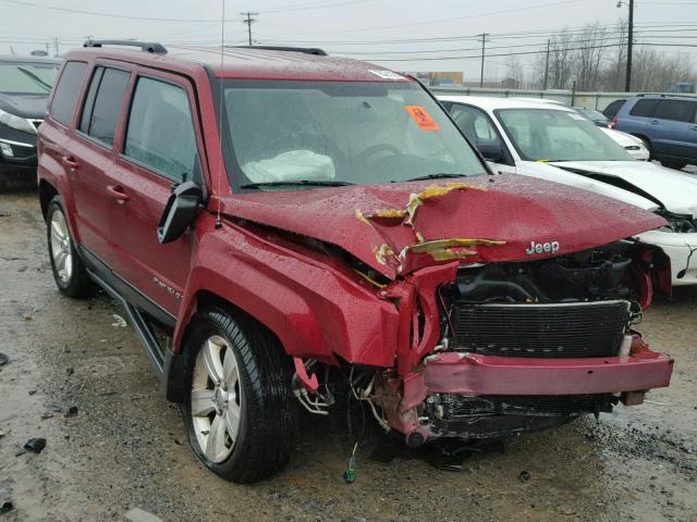 1C4NJRBB1CD525412 - 2012 JEEP PATRIOT SP RED photo 1