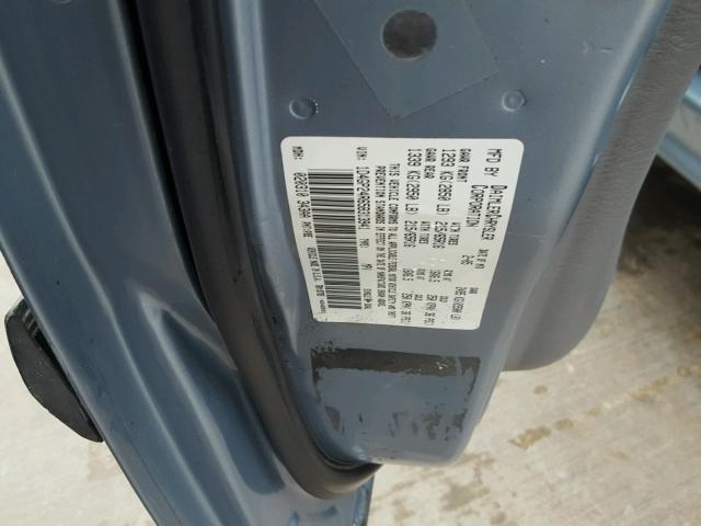 1D4GP24R65B313941 - 2005 DODGE GRAND CARA BLUE photo 10