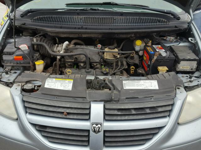 1D4GP24R65B313941 - 2005 DODGE GRAND CARA BLUE photo 7